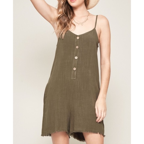 Promesa Pants - Jane Frayed Short Overall